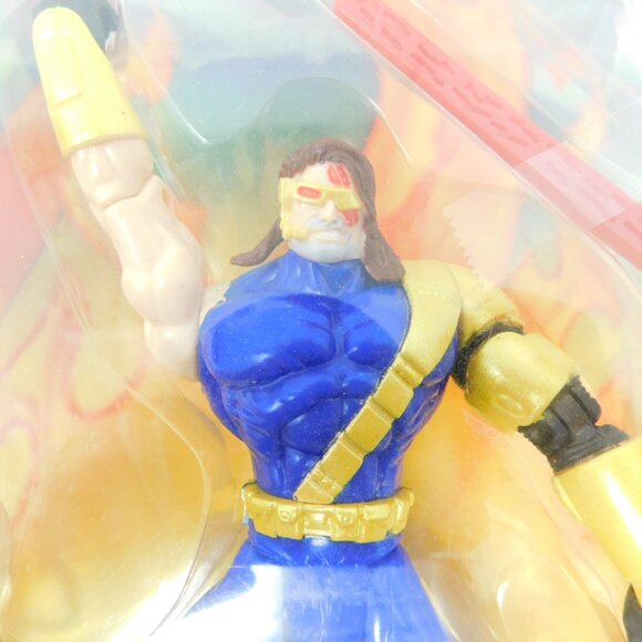 Marvel Comics Toy Biz X-Men Cyclops Age of Apocalypse Figure 1995 Vintage Sealed - Picture 6 of 7